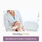 Most MedSpas see an average of 10 patients per day