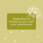 pilates reformer remember to breath in sync with your movements