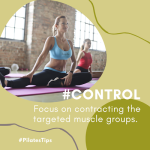pilates tips focus on contracting the targeted muscle groups