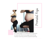 prenatal yoga is a multifaceted approach to exercise that encourages stretching mental centering and focused breathing