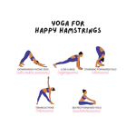 yoga for happy hamstrings downward facing dog low lunge standing forward fold triangle pose seated forward fold