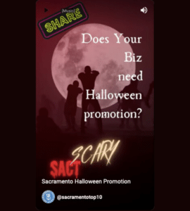 sacramento halloween promotion
