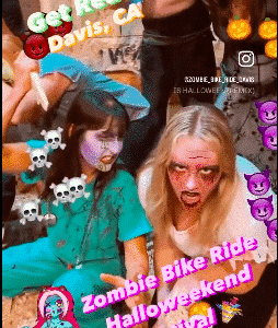zombie bike ride