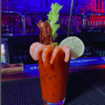 Old Town Sacramento Restaurants Brennan Manor - Sundays call for 'Scary Mary' Bloody Marys. Packed with shrimp, bacon, and a touch of spice it's your perfect pick-me-up! 🦐👻 @brannanmanor