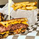 Old Town Sacramento Restaurants Brennan Manor - A party of flavor with a side of fries 😍 come try our Patty Melt in #oldsac #Sacramento 😋 @brannanmanor