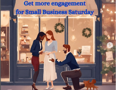 get more engagement for small business saturday