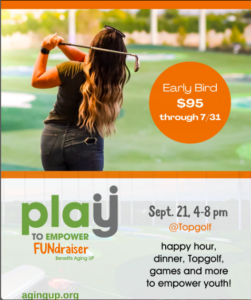 Aging Up annual fundraiser at Top Gold